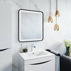 Iddis Тумба с раковиной Cloud 60 белая – фотография-6